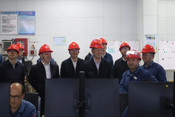 市政协副主席、应急管理局局长李华桂带队到公司调研